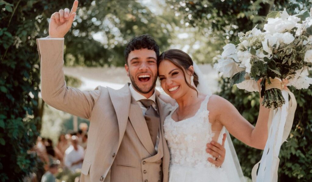 Luca Hänni with Wife Christina Hänni