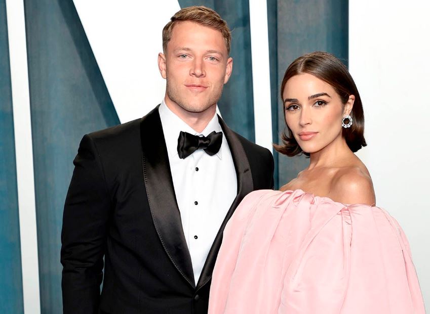 Christian McCaffrey With Wife Olivia Culpo