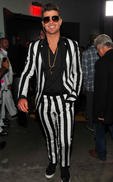 Robin Thicke Fashion Style