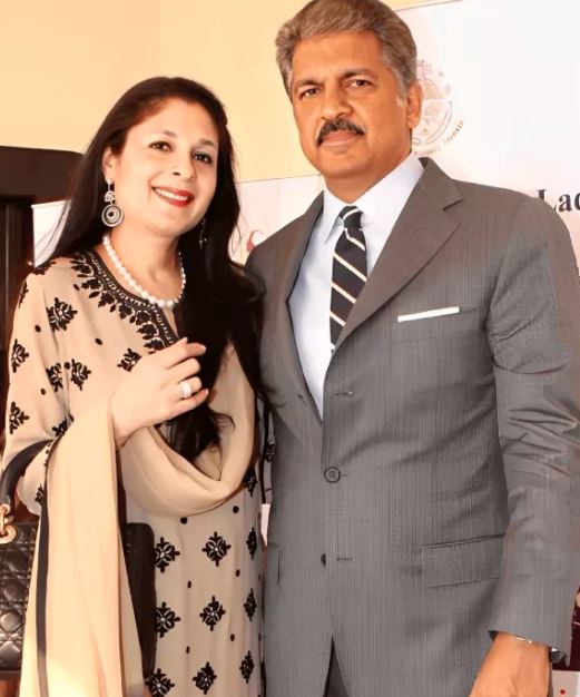 Anand Mahindra with Wife